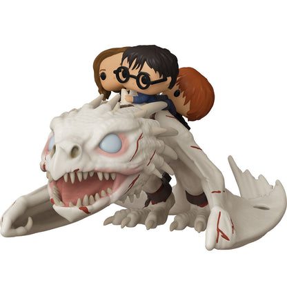 Figura Funko POP! del dragón de Gringotts con Harry, Ron y Hermione