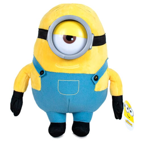 Peluche de Stuart de Minions con mono azul y gafas grises - 2