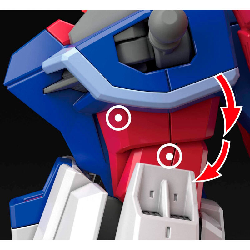 Model kit Destiny Gundam 1/144 con armamento y efectos rosas - 2