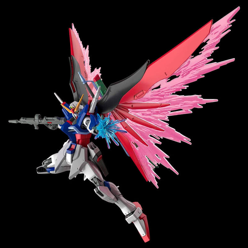Model kit Destiny Gundam 1/144 con armamento y efectos rosas - 3