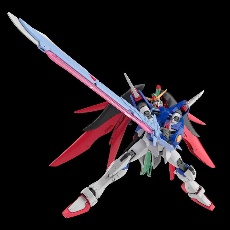 Model kit Destiny Gundam 1/144 con armamento y efectos rosas - 6
