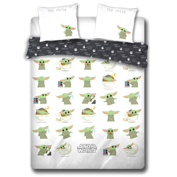 Funda nórdica Disney de Grogu y Star Wars para cama de 135 cm