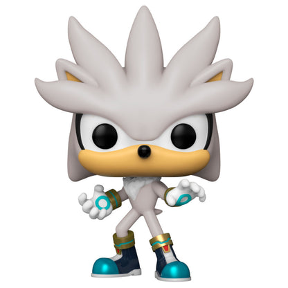 Figura Funko POP! de Silver the Hedgehog en caja con ventana - 2