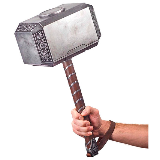 Réplica del martillo Mjolnir de Thor Hasbro con base y luz LED - 4