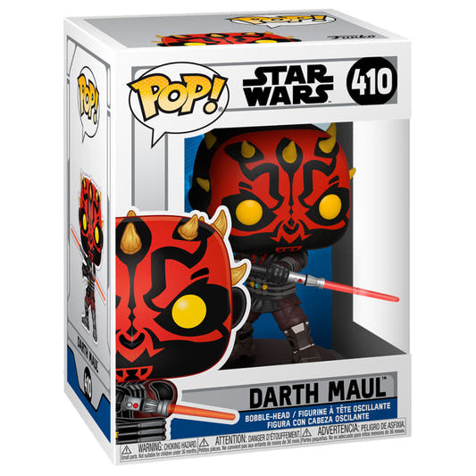 Figura Funko POP! de Darth Maul con doble sable láser rojo y caja con ventana - 2