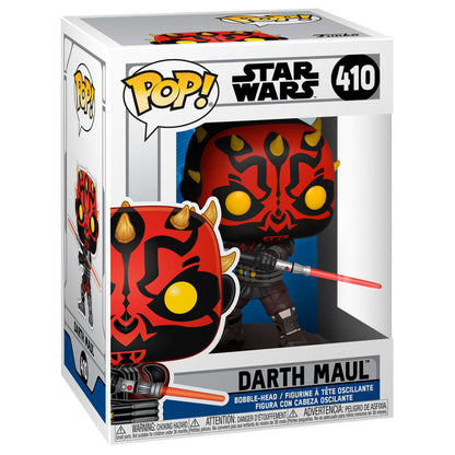 Figura Funko POP! de Darth Maul con doble sable láser rojo y caja con ventana - 2