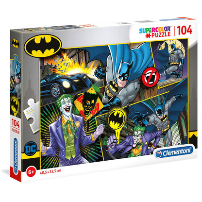 Puzzle Clementoni de Batman DC Comics con Batman, Joker y Batmóvil