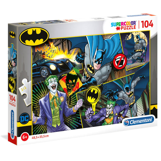 Puzzle Clementoni de Batman DC Comics con Batman, Joker y Batmóvil