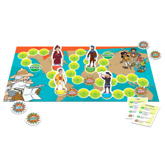 Juego de preguntas de geografía Érase una Vez... Los Exploradores de Educa Borrás - 2
