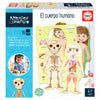 Juego educativo El cuerpo humano de EDUCA BORRÁS con órganos y esqueleto