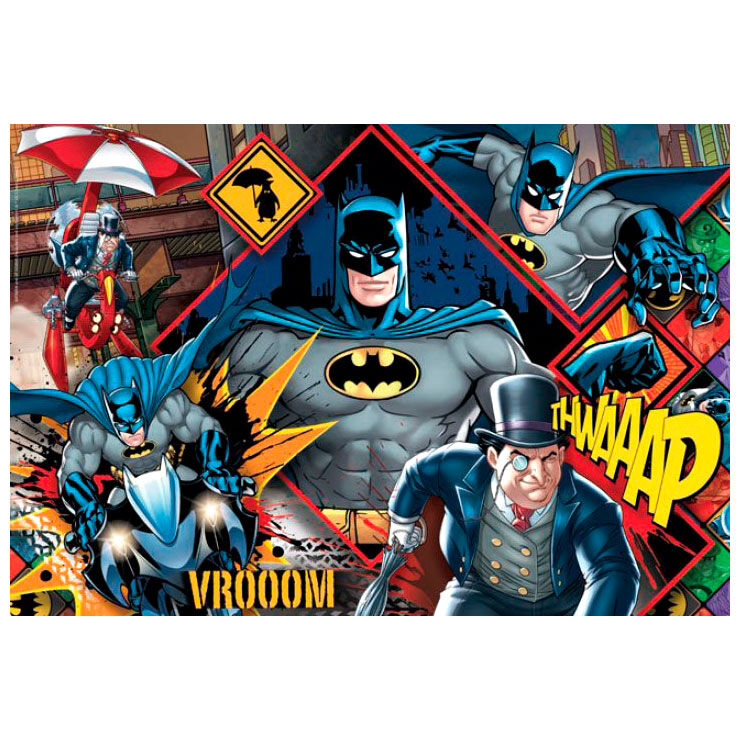 Puzzle de 180 piezas con ilustración de Batman estilo cómic