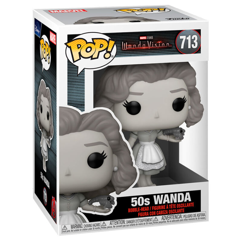 Figura Funko POP! de Wanda 50s de WandaVision en caja con ventana - 3
