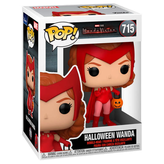 Figura Funko POP! de Wanda de WandaVision con traje de Halloween y calabaza - 2