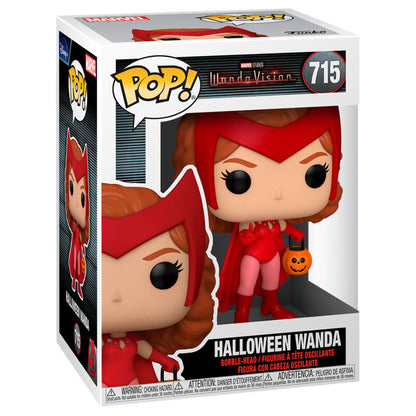 Figura Funko POP! de Wanda de WandaVision con traje de Halloween y calabaza - 2