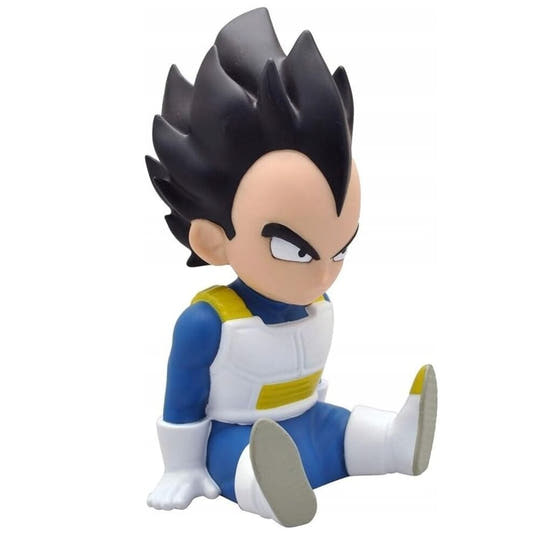 Figura hucha de Vegeta de Dragon Ball sentado