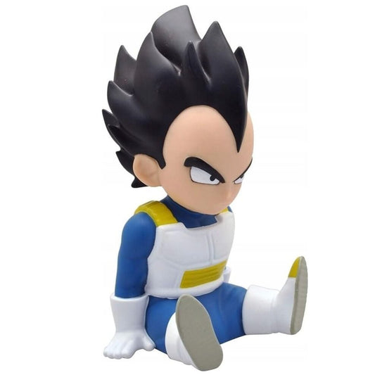 Figura hucha de Vegeta de Dragon Ball sentado