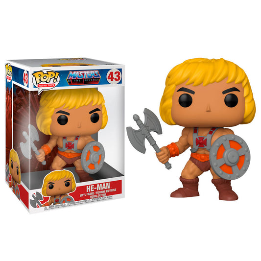 Figura Funko POP! de He-Man con hacha y escudo en caja con ventana - 2