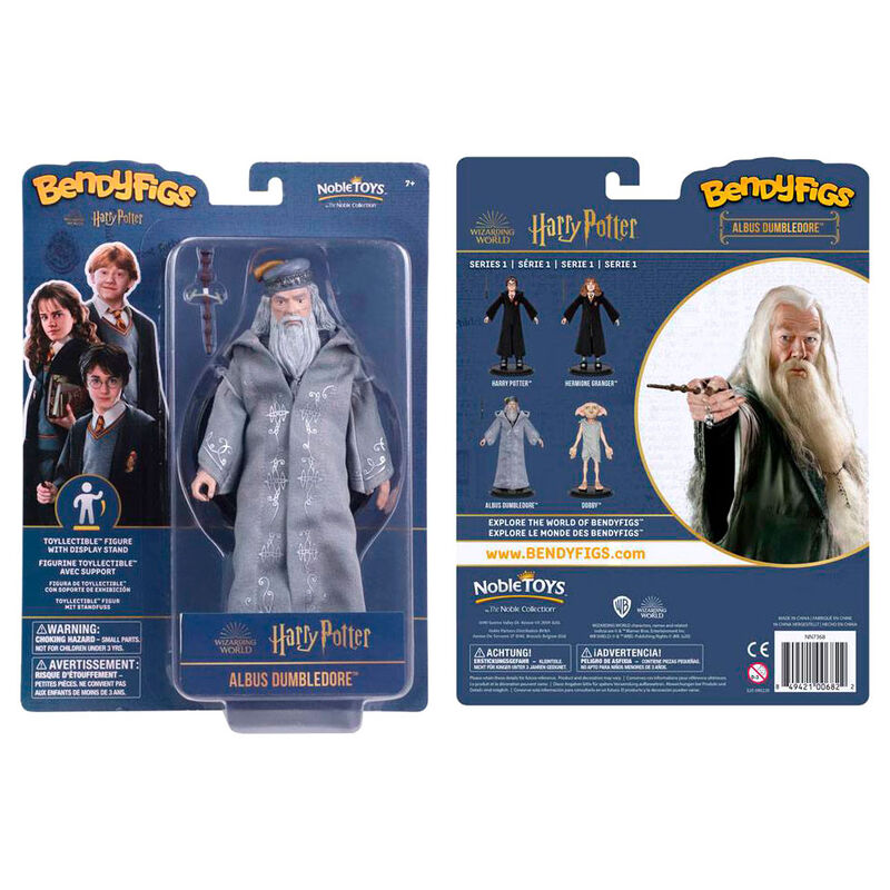 Figura flexible Bendyfigs de Albus Dumbledore con varita
