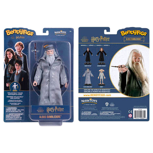 Figura flexible Bendyfigs de Albus Dumbledore con varita