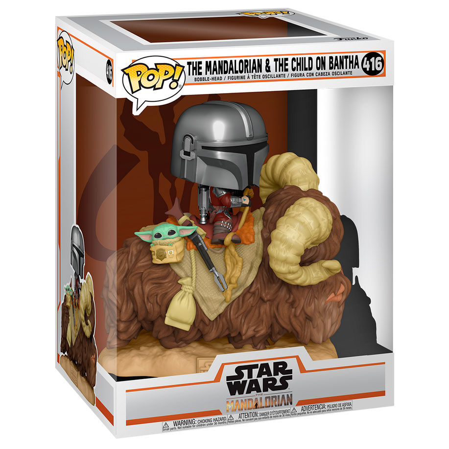 Figura POP! de Mando con Child sobre un bantha - 3