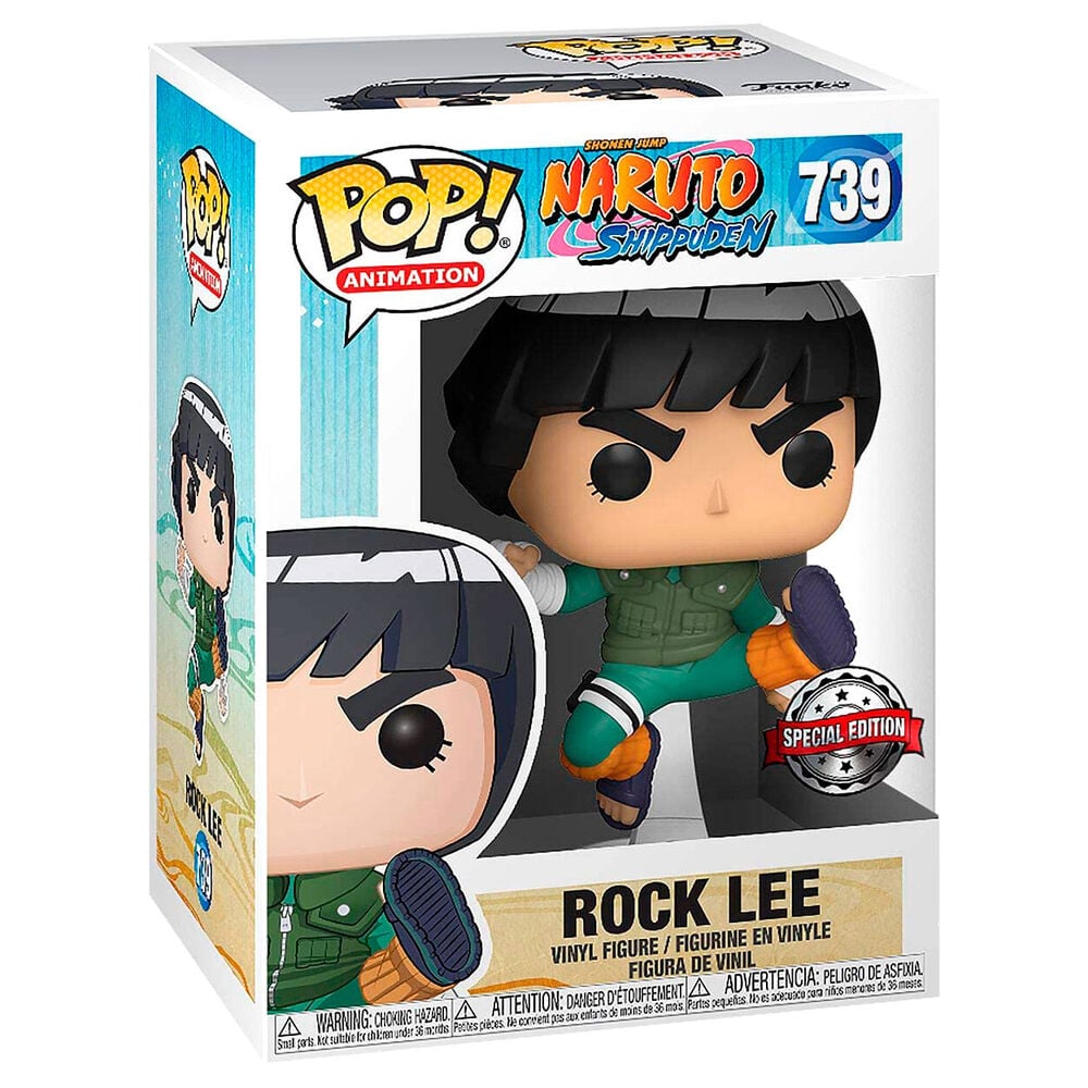 Figura Funko POP! de Rock Lee de Naruto en pose de salto - 3