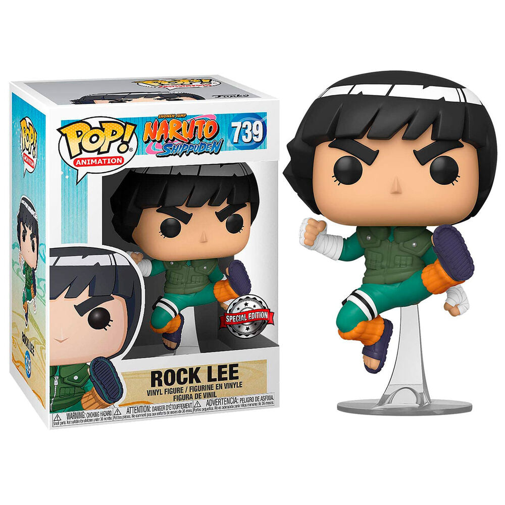 Figura Funko POP! de Rock Lee de Naruto en pose de salto - 2