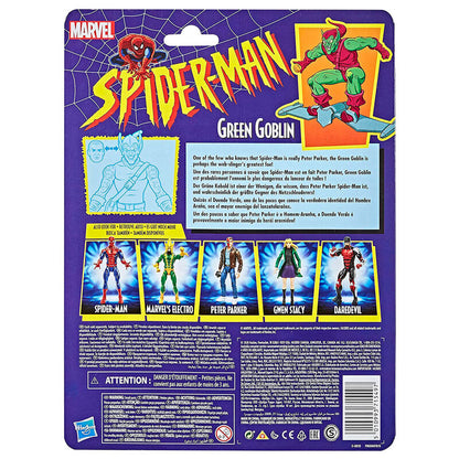 Figura articulada del Duende Verde de Spider-Man con planeador y accesorios - 2
