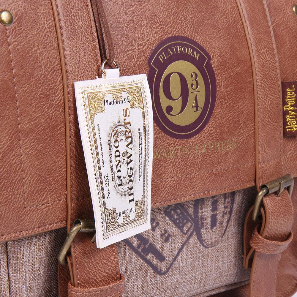 Bolso bandolera marrón Harry Potter Platform 9 3/4 - 6