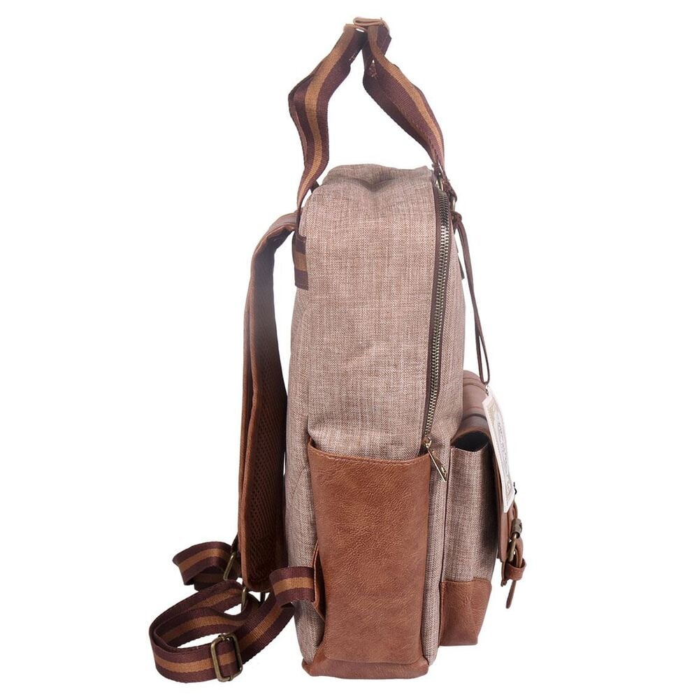 Mochila Harry Potter Platform 9 3/4 en beige y marrón - 3