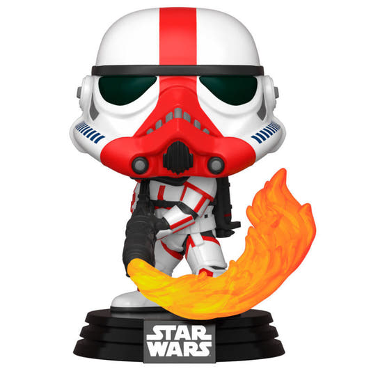 Figura Funko POP! Incinerator Stormtrooper de The Mandalorian con llama - 2