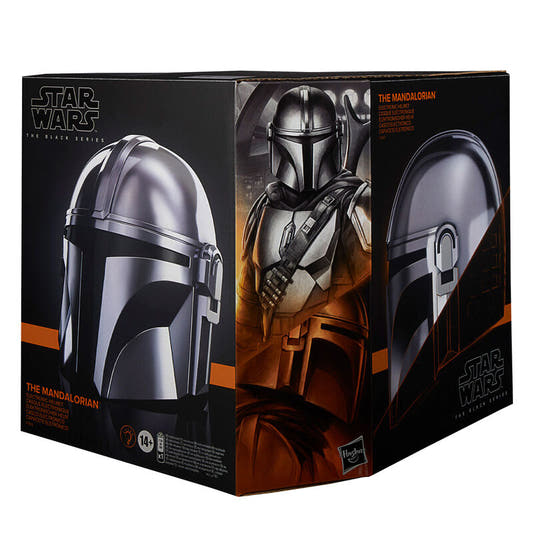 Casco electrónico plateado de The Mandalorian Star Wars - 5