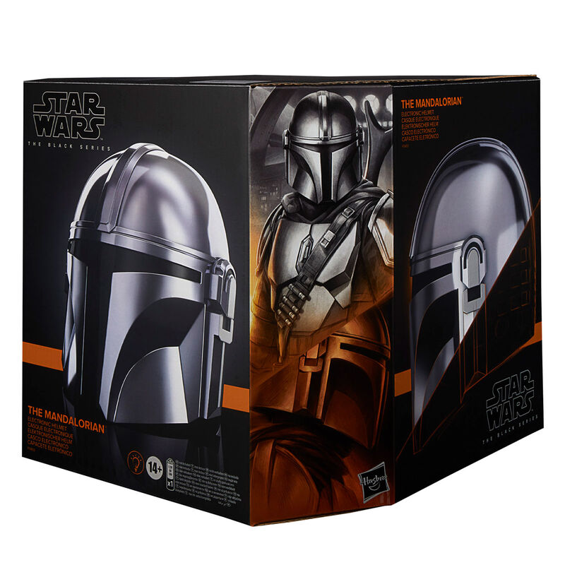 Casco electrónico plateado de The Mandalorian Star Wars - 5