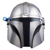 Casco electrónico plateado de The Mandalorian Star Wars