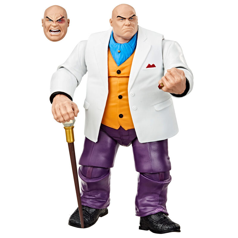 Figura articulada de Kingpin de Spider-Man con traje blanco y bastón - 2