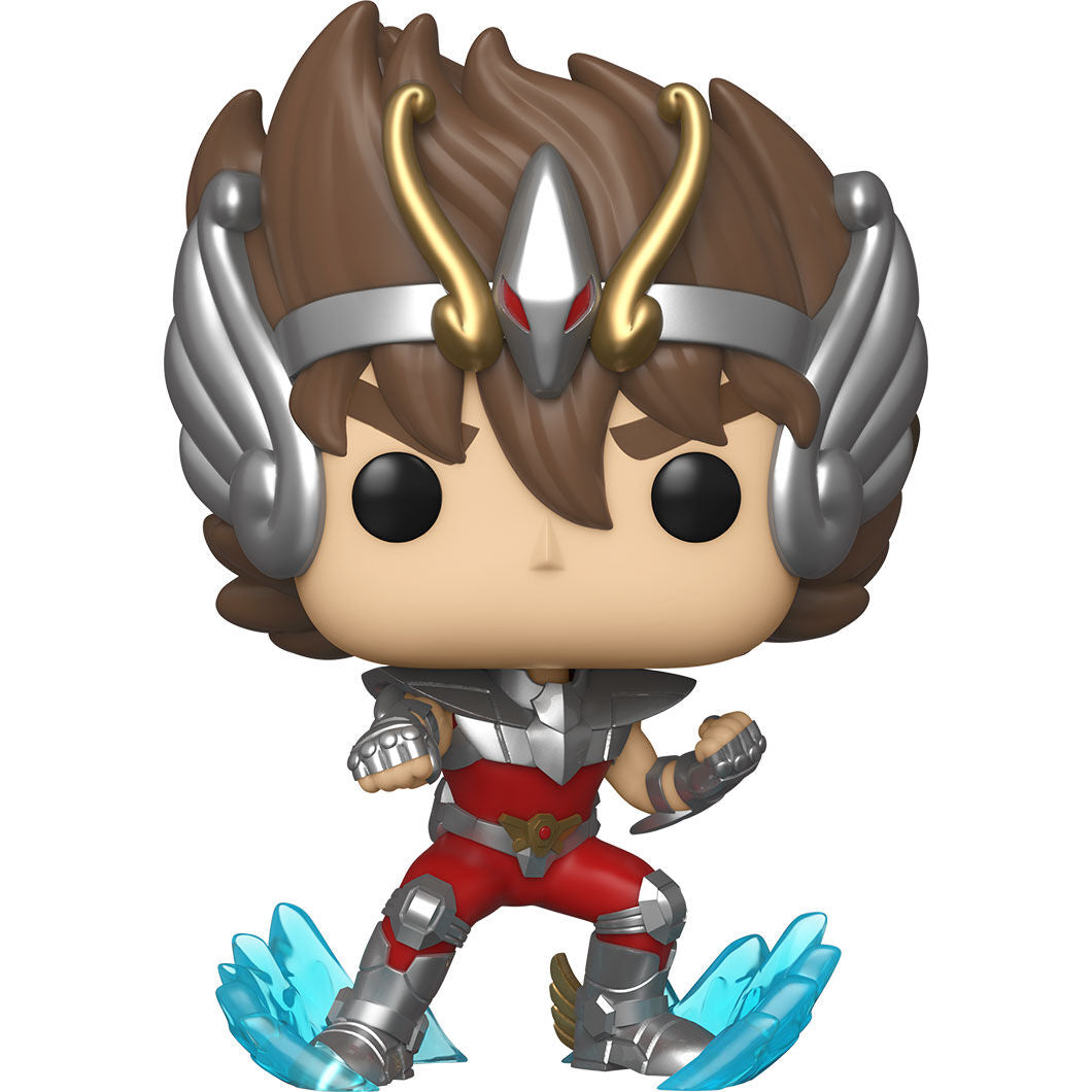 Figura Funko POP! de Pegasus Seiya con armadura plateada - 2