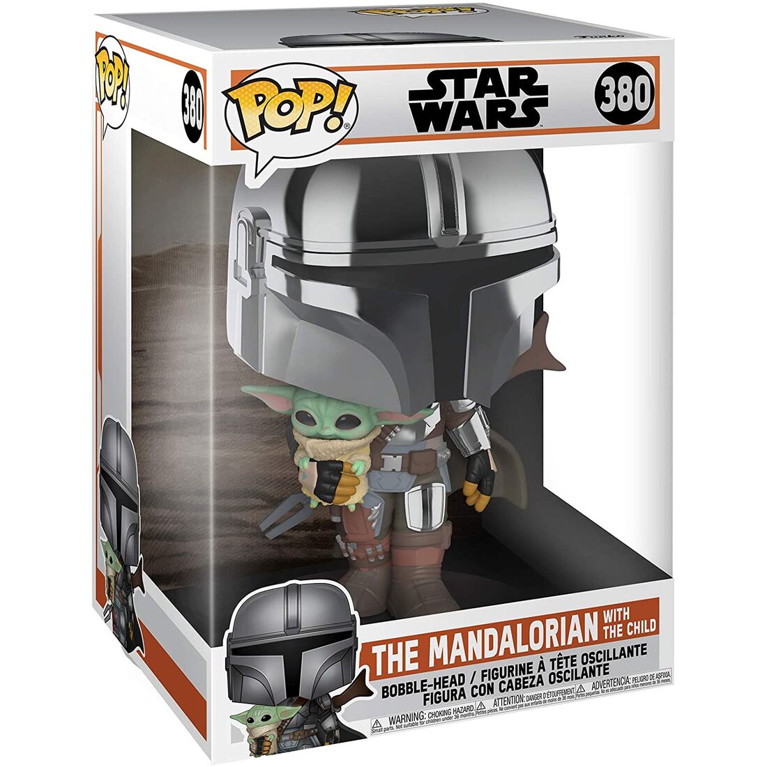 Figura Funko POP! de The Mandalorian con Yoda Child - 2