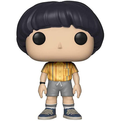 Figura Funko POP! de Mike de Stranger Things con camisa amarilla a rayas