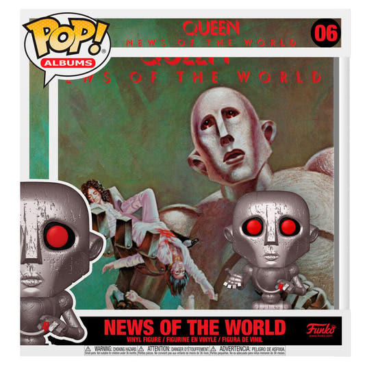 Figura FUNKO POP! Albums de Queen News of the World con estuche