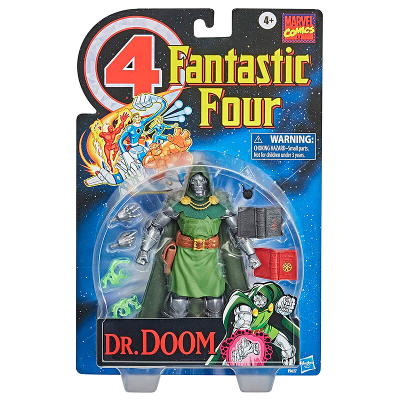 Figura articulada de Dr. Doom de Marvel con armadura y capa verdes - 5
