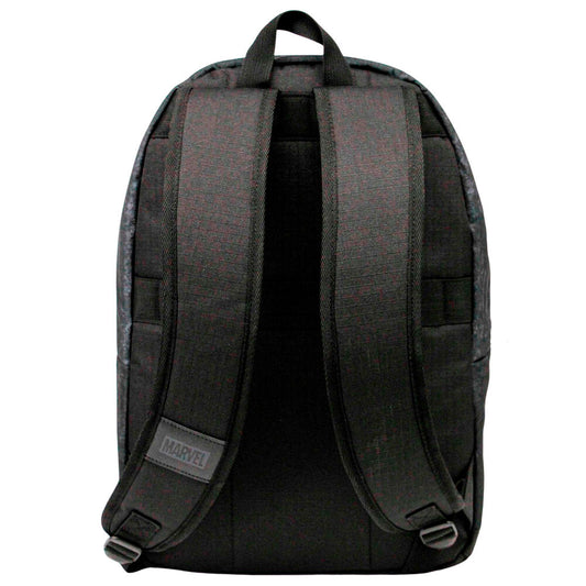 Mochila Marvel de Capitán América negra y gris con escudo - 4