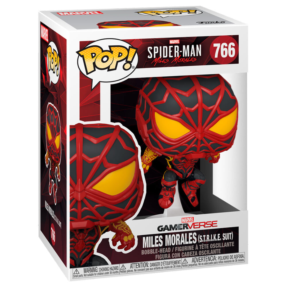 Figura Funko POP! de Spider-Man Miles Morales con traje S.T.R.I.K.E. Suit - 3