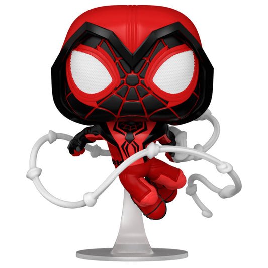 Figura Funko POP! de Miles Morales Spider-Man con traje Crimson Cowl Suit