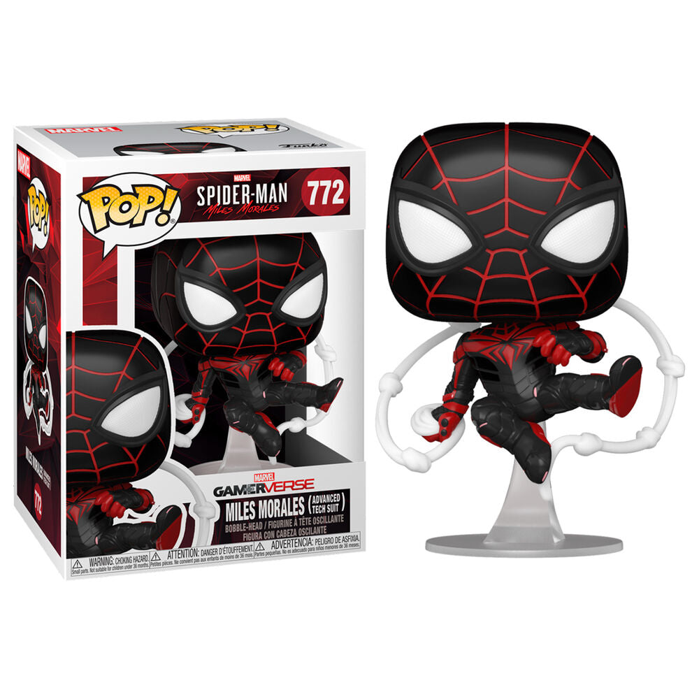 Figura Funko POP! de Miles Morales con traje Advanced Tech Suit - 2