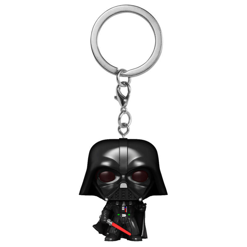 Llavero FUNKO Pocket POP de Darth Vader con sable de luz rojo