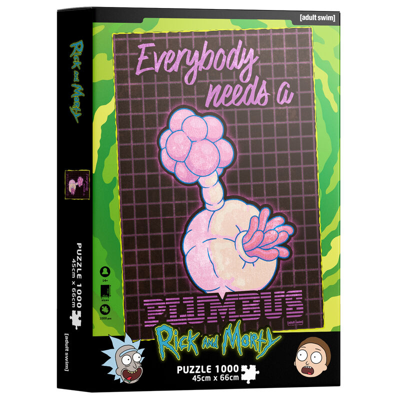 Puzzle de 1000 piezas del Plumbus de Rick and Morty