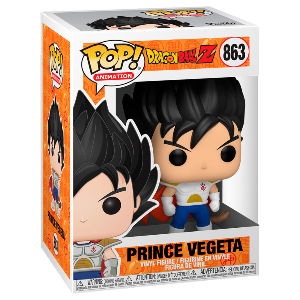 Figura FUNKO POP! de Vegeta niño de Dragon Ball Z con capa roja - 3