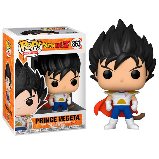 Figura FUNKO POP! de Vegeta niño de Dragon Ball Z con capa roja