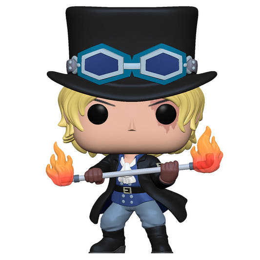 Figura Funko POP! de Sabo de One Piece con sombrero y vara con llama en caja con ventana - 2