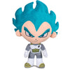 Peluche de Vegeta Super Saiyan Blue de Dragon Ball con cabello azul