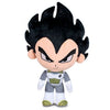 Peluche de Vegeta de Dragon Ball con uniforme gris y detalles verdes